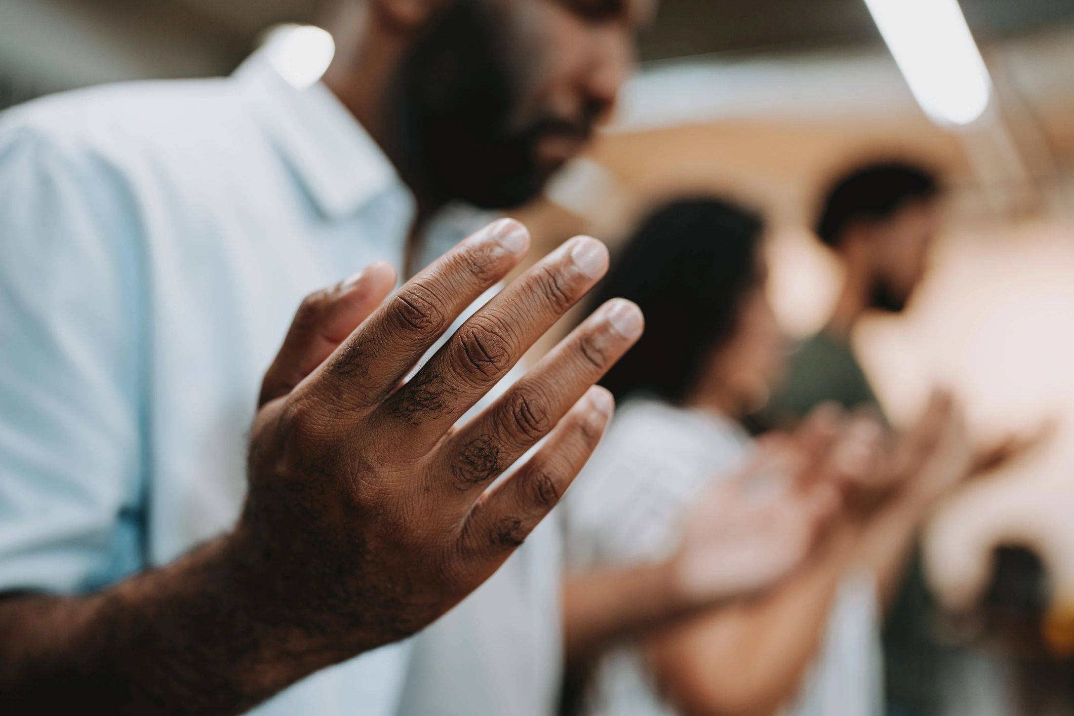 diverse church community worship